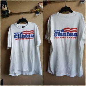 Bill Clinton campaign screen Stars t-shirt